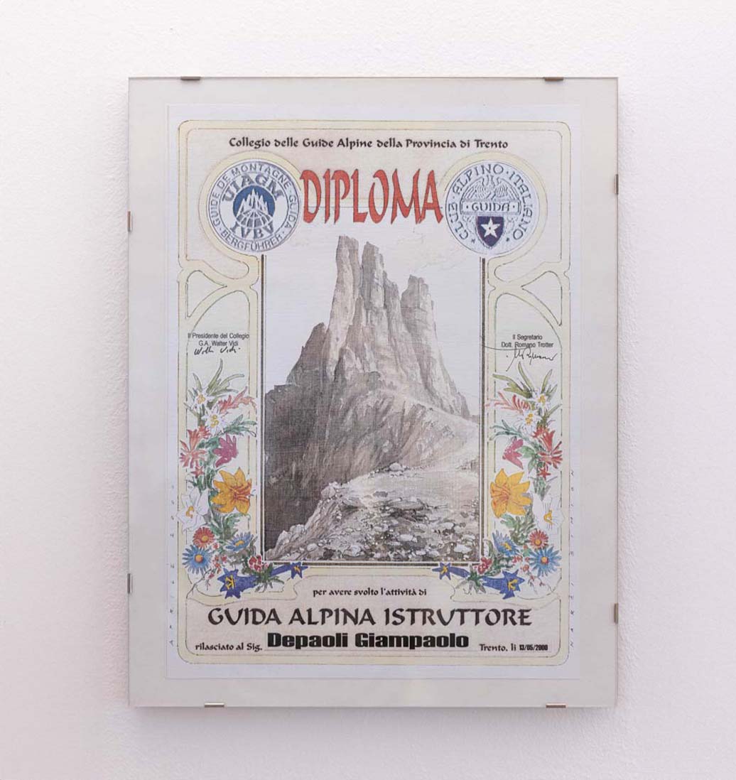 diploma guida alpina istruttore Baita La Ritonda albergo e ristorante Fiera di Primiero